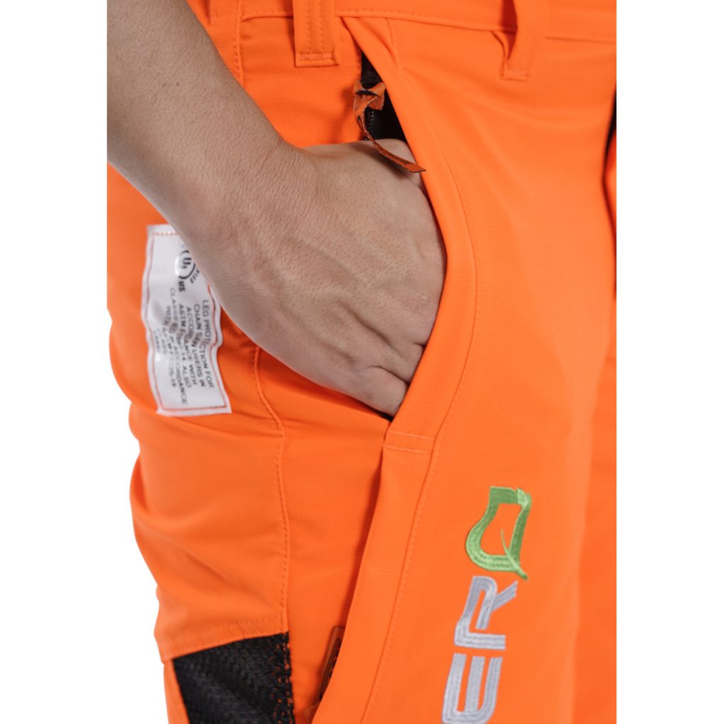 Clogger Zero Gen2 Light and Cool Men’s Chainsaw Pants- Hi Vis Orange ...