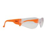 Cobra Clear lens - Neon Orange Temples