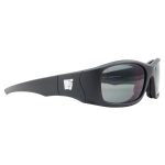 Trifecta Matt Black, Smoke Antifog lens detachable foam, clip strap & interchangeable arms/strap