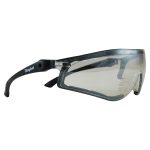 SlingShot with Silver Mirror on Clear Antifog Lens, ratchet arms with strap