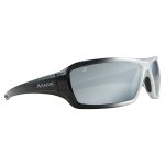Assassin Silver / Black with Silver Mirror on Smoke Lens