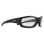 Glacier Black with Clear Antifog lens, detachable foam