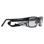 Thunder Black Frame Clear Lens with Strap and detachable Foam