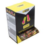 Uncorded T-Plugs - Pink/Yellow (box 200 pairs) Class 5, 27dB