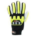 Cover Drive Goat Leather, keystone thumb, TPR back of hand impact protection, reinforced palm, EN388:3X43EP Cut Level F 7/S