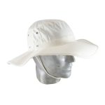 Wide Brim Hat - Natural Medium/Large Polyester