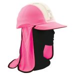 Fitover hat (Standard) for Hard Hats with legionnaire neck flap (Pink)