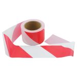 Red / White Barrier tape (F) 75mmW x 100M