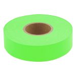 Flagging Tape Neon Green - 25mmW x 75M