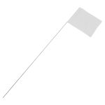 Survey / Marking Flags White - 530mm (pack 100)