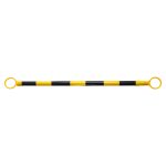 Telescopic Barrier Pole - Yellow/Black (1.3-2.1m) Carton of 10 poles