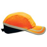 Dodge Bump Cap - neon orange with reflective silver strip