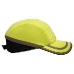 Dodge Bump Cap - neon yellow with reflective silver strip
