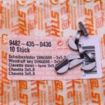Key 3x5 Stihl 1106 9482 435 0430
